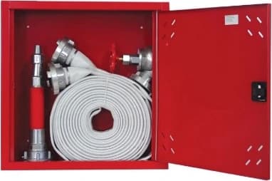 Wall-mounted fire hydrant cabinet