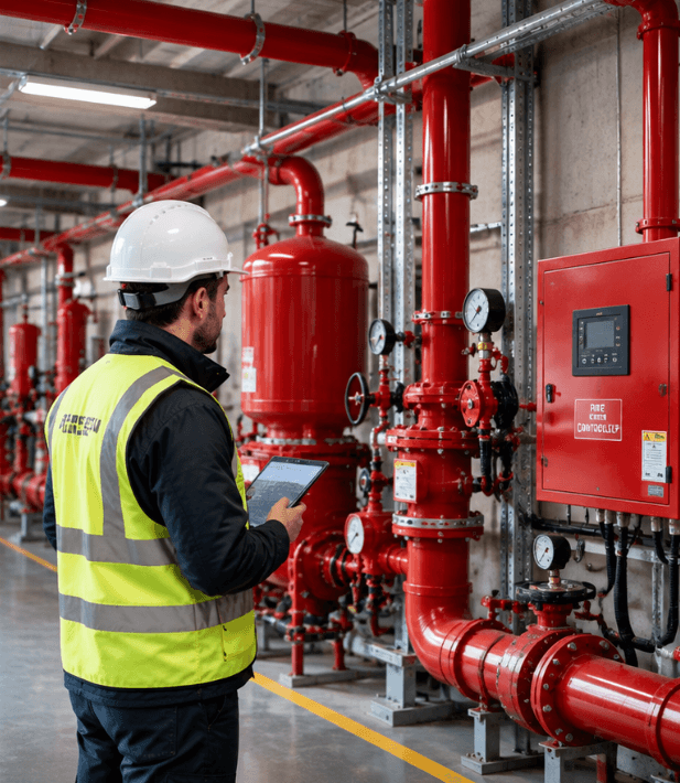 Maintenance and servicing of fire safety equipment
